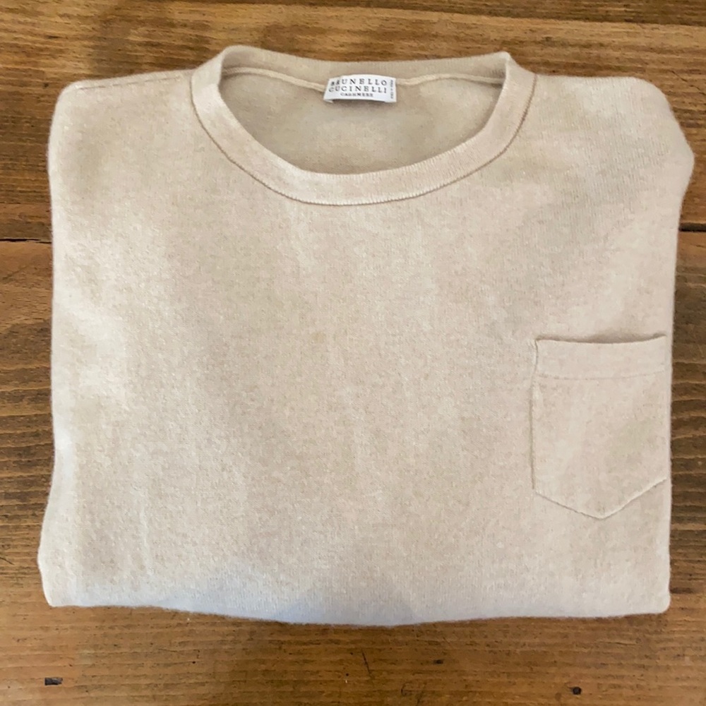 Brunello Cucinelli Cashmere Sweater with pocket